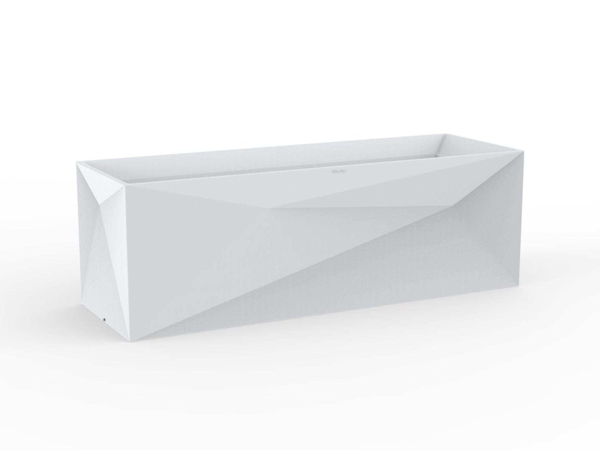 Faz White Matte Planter
