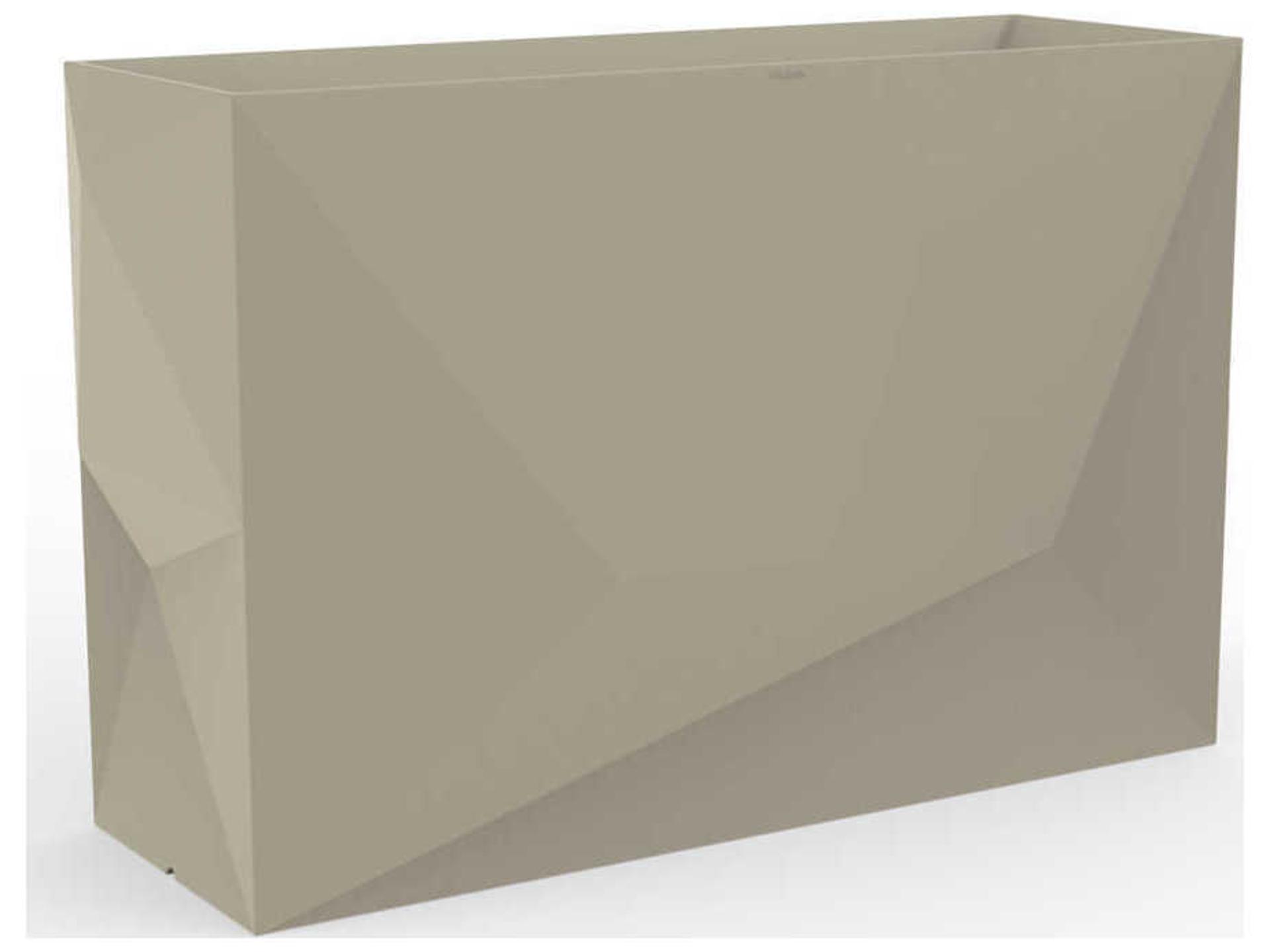 Faz Ecru Matte Planter