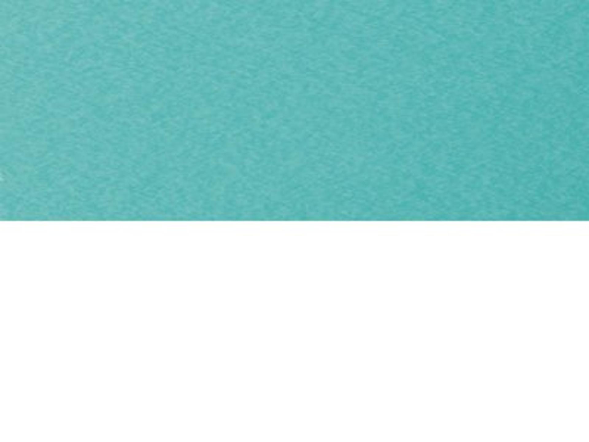 Table Finish: Aruba Blue on White