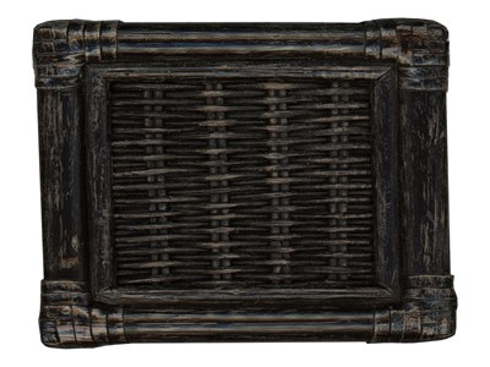 Rattan/Wicker Finish: Antique Black