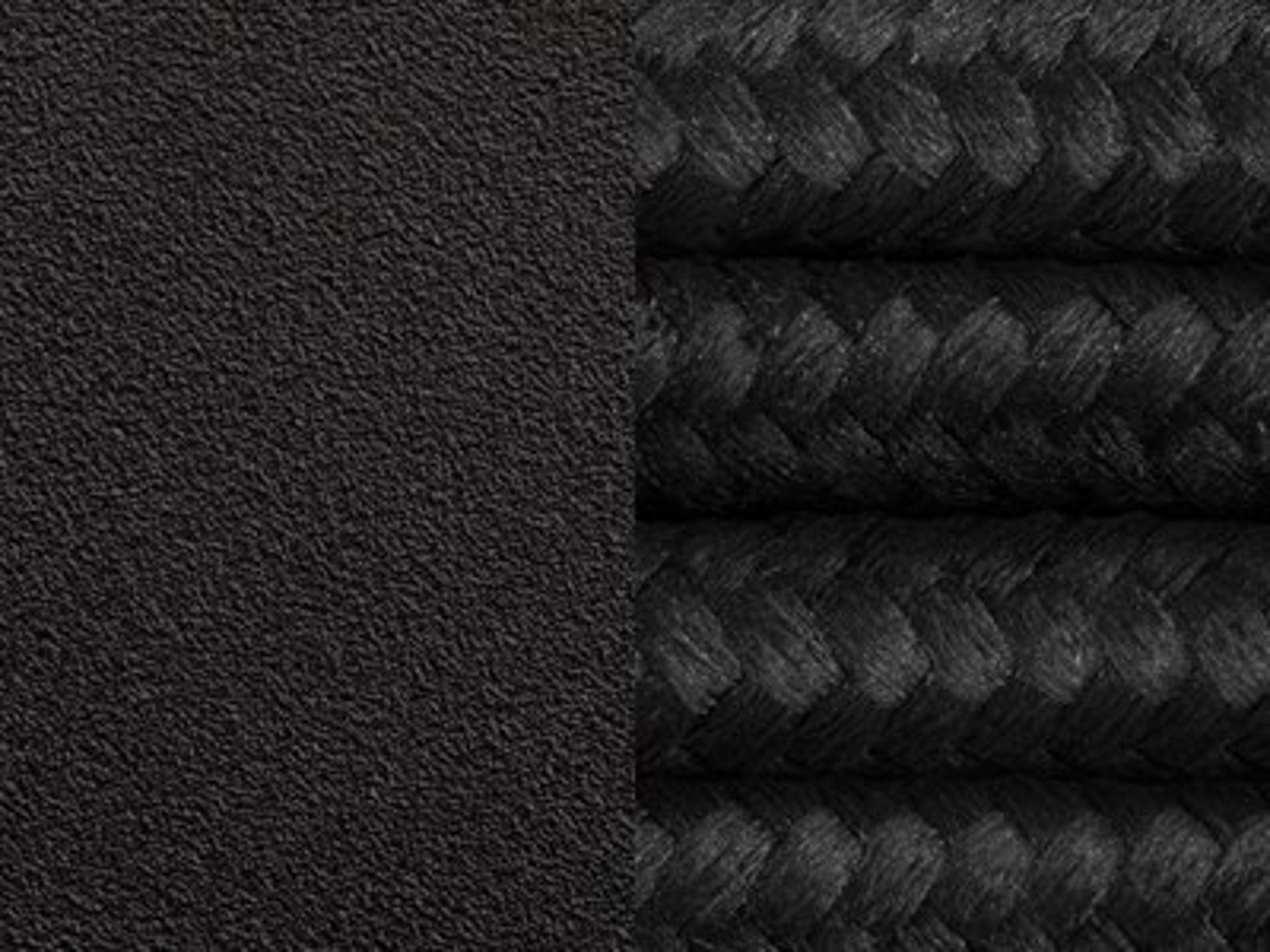 Seating Frame Finish: Tex Black Powder Coated Aluminum Frame with Black Durarope