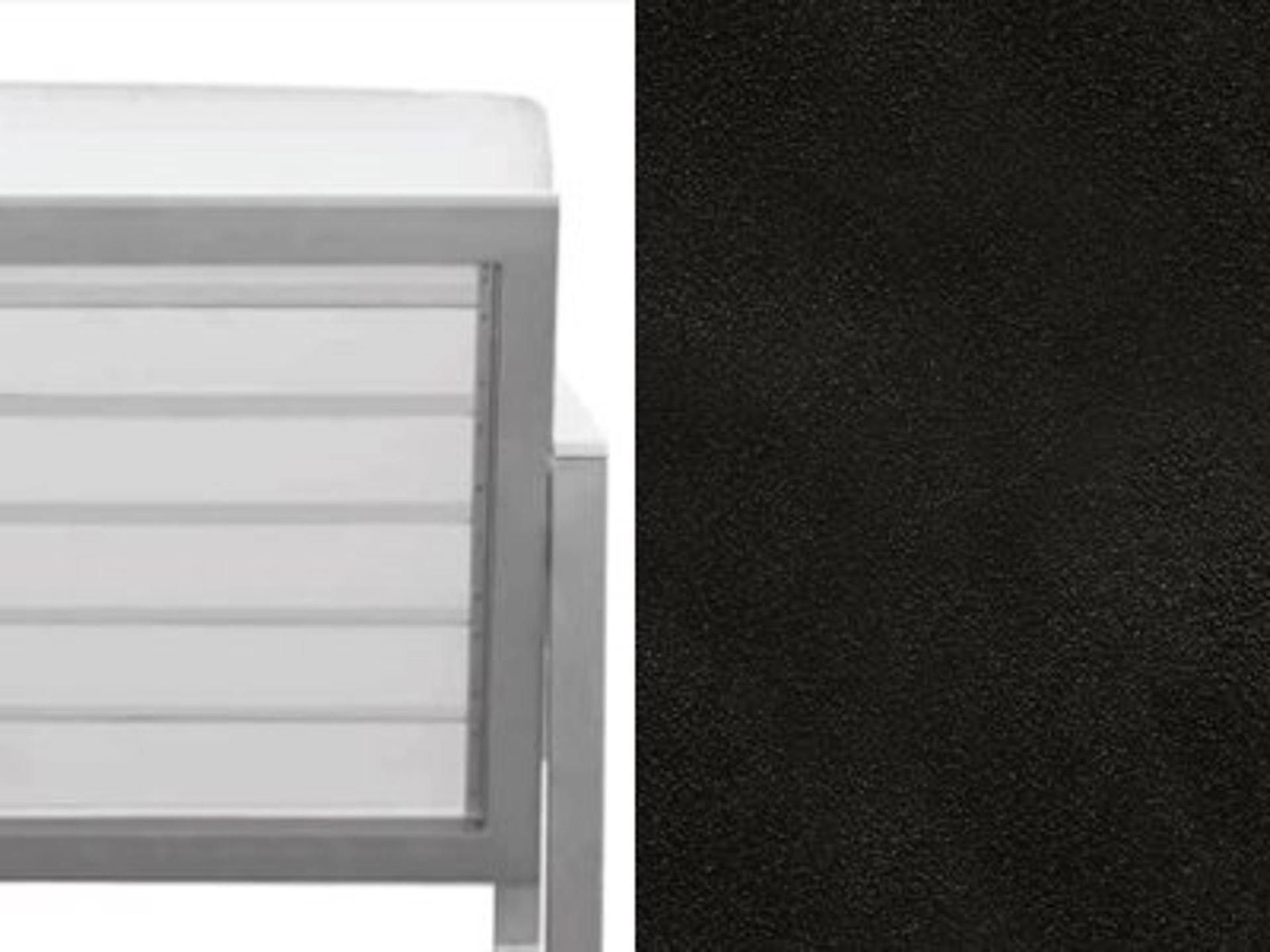 Back or Top Style: Black Slatted Duraboard