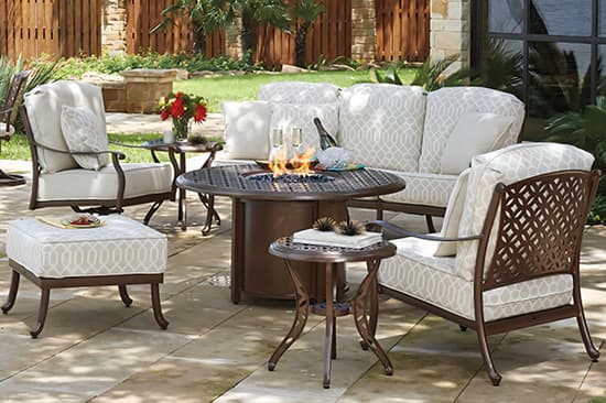 Cast Aluminum. Classic Cast Aluminum Patio Furniture