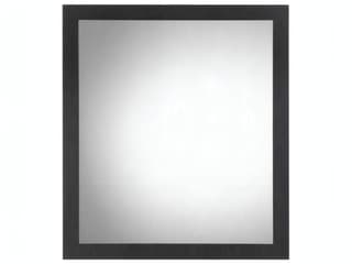 Acme Furniture Eos Walnut Black Rectangular Wall Mirror