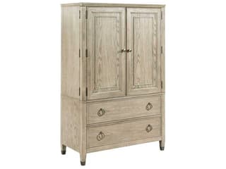 American Drew Vista Easton Door Chest — White Oak Finish Bedroom
