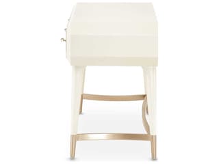 Michael Amini La Rachelle Champagne Birch Wood Vanity Table