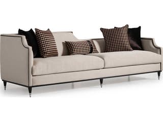 Michael Amini La Francaise Caf Beige Upholstered Sofa