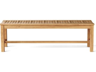 Anderson Teak Casablanca 3-Seater Backless Outdoor Patio Bench