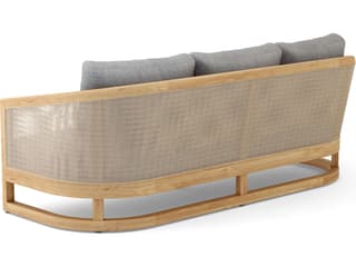 Anderson Teak Catania Natural Deep Seating Patio Sofa