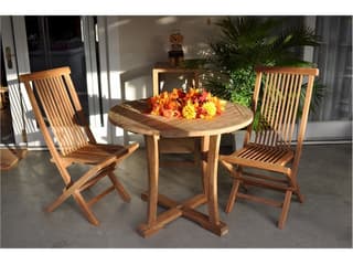 Anderson Teak Descanso Bristol 3-Piece Patio Dining Set