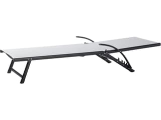 Alfresco Home Oceanview Soho Black Aluminum Patio Chaise Lounge