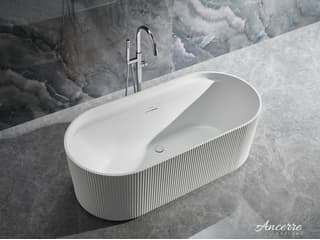 Ancerre Designs Momo Matte White Bathtub