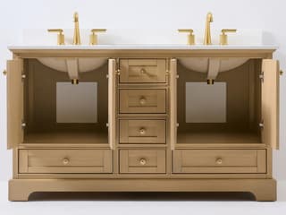 Ancerre Designs Audrey Oak 60" Vanity