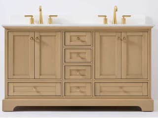 Ancerre Designs Audrey Oak 66" Vanity