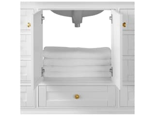 Ancerre Designs Audrey White 84" Vanity
