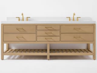 Ancerre Designs Elizabeth Oak 84" Vanity