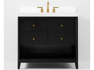 Ancerre Designs Momo Black Oak 36" Vanity