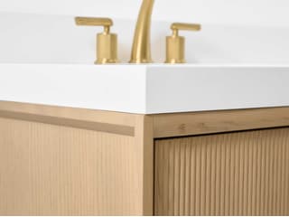 Ancerre Designs Momo Oak 84" Vanity