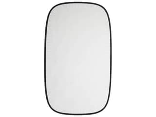 Arteriors Home Cut Black Rectangular Wall Mirror