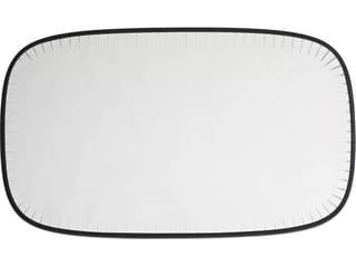 Arteriors Home Cut Black Rectangular Wall Mirror