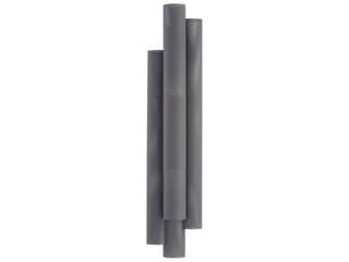 Punch 2-Light Oversized Outdoor Wall Sconce in Marine Grade Aged Graphite