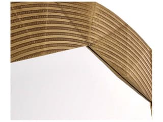 Arteriors Home Antique Brass Plain Wall Mirror Round