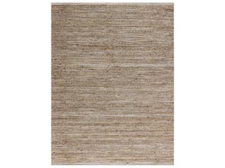 Naturals Flat-Weave Jute and Cotton Area Rug in Brown