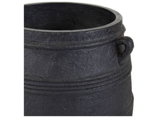 Arteriors Outdoor Chicago Matte Black Planter