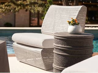 Arteriors Outdoor Dupont Aluminum Cushion Lounge Set