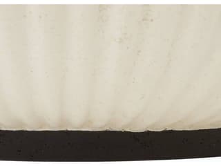 Arteriors Outdoor Etta Ivory Blackened Bronze Concrete Round Coffee Table