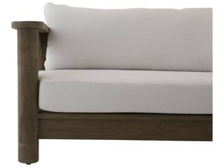 Arteriors Outdoor Caldwell Shale Weathered Teak Cushion Sofa