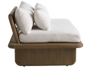 Arteriors Outdoor Fargo Shale Weathered Teak Cushion Loveseat