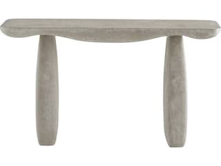 Arteriors Outdoor Melt Smoke Concrete Rectangular Console Table