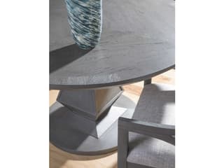 Artistica Appellation Round Wood Gray Dining Table