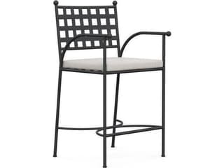 Azzurro Living Athens Wrought Iron Metal Counter Stool