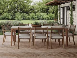 Azzurro Living Boca Teak Dining Room Set