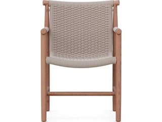 Azzurro Living Boca Natural Teak Rope Dining Chair Set of 2
