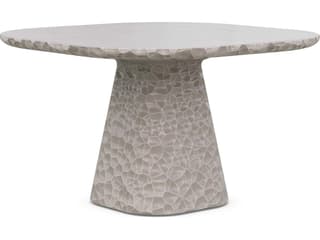 Azzurro Living Panama Oat Concrete Square Dining Table