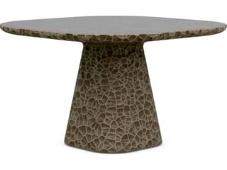 Panama Umber Concrete Square Dining Table