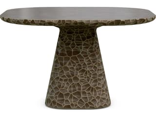 Azzurro Living Panama Umber Concrete Square Dining Table