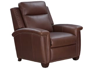 Vintage Briar Clifton Chocolate Brown Leather Recliner