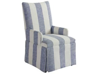 Upholstery Mackenzie Beige Upholstered Arm Dining Chair
