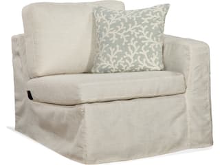 Calypso Right Arm Lounge Chair with Fabric Cushion