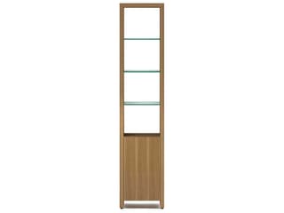 BDI Linea Shelf Natural Walnut Bookcase