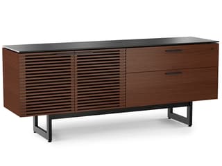 Corridor Storage Credenza in Chocolate Stained Walnut