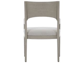 Bernhardt Solaria Oak Wood Upholstered Arm Dining Chair - Thumbnail 3