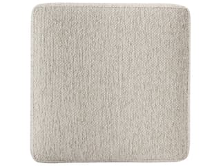 Bernhardt Prado Bright Graphite White Upholstered Accent Stool