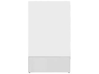 Bernhardt Stratum Fossil Polished Nickel White Accent Chest