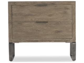 Bernhardt Tribeca 2-Drawers Oak Wood Nightstand