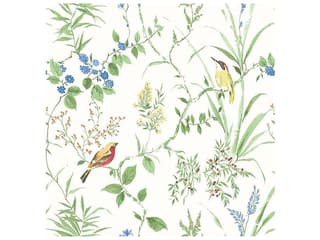 Fresh Start Kitchen & Bath Imperial Garden Green Botanical Wallpaper